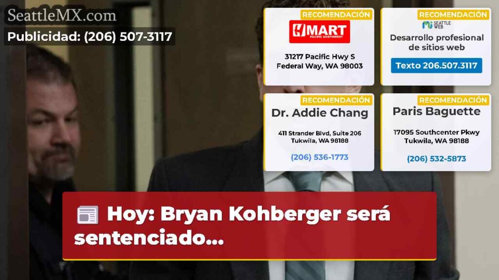 Hoy: Bryan Kohberger será sentenciado...