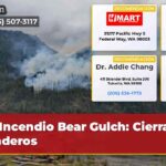 Incendio Bear Gulch Cierran senderos