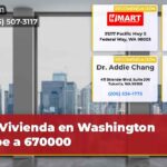Vivienda en Washington sube a 670000