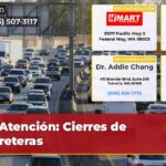 Atención Cierres de carreteras