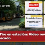 Tiro en estación Video revela altercado