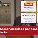 Asesor arrestado por acoso y violacion