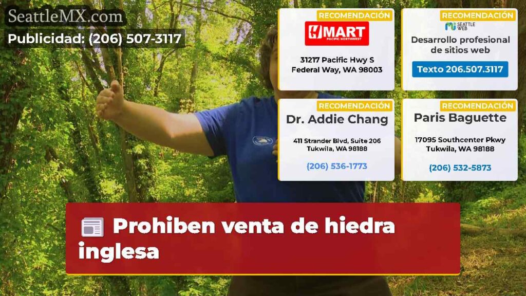 Prohiben venta de hiedra inglesa