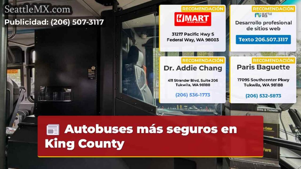 Autobuses más seguros en King County