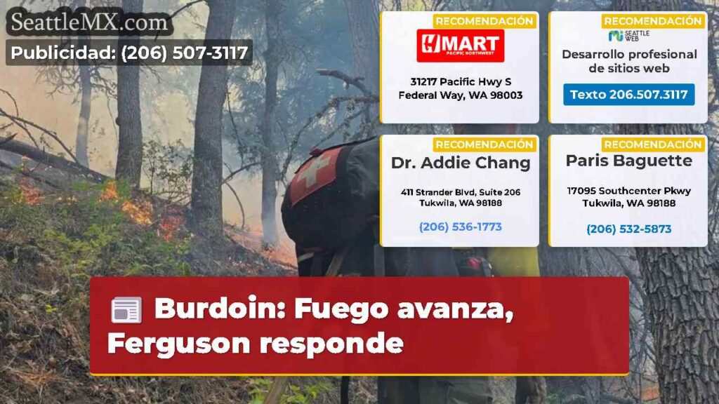 Burdoin: Fuego avanza, Ferguson responde