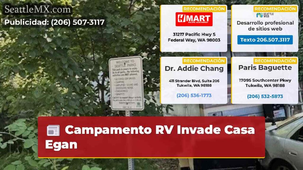 Campamento RV Invade Casa Egan