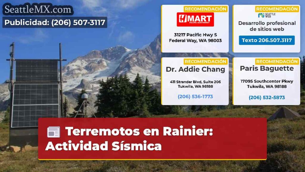 Terremotos en Rainier: Actividad Sísmica