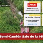 Semi-Camión Sale de la I-5