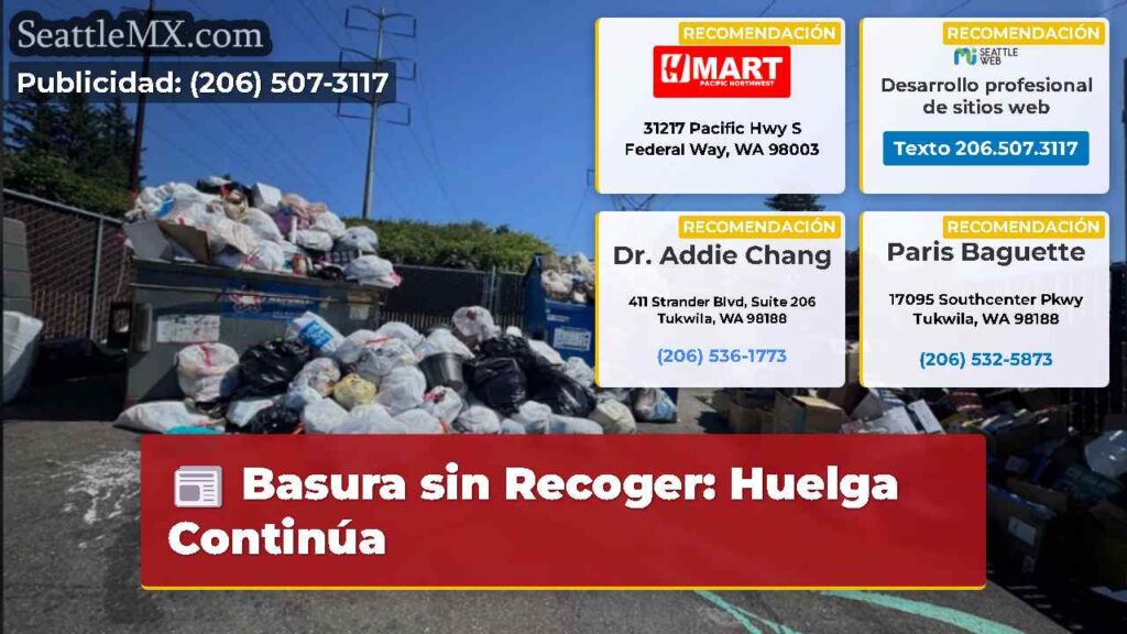 Basura sin Recoger: Huelga Continúa