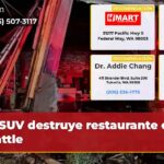 SUV destruye restaurante en Seattle