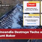 Incendio Destruye Techo en Mount Baker
