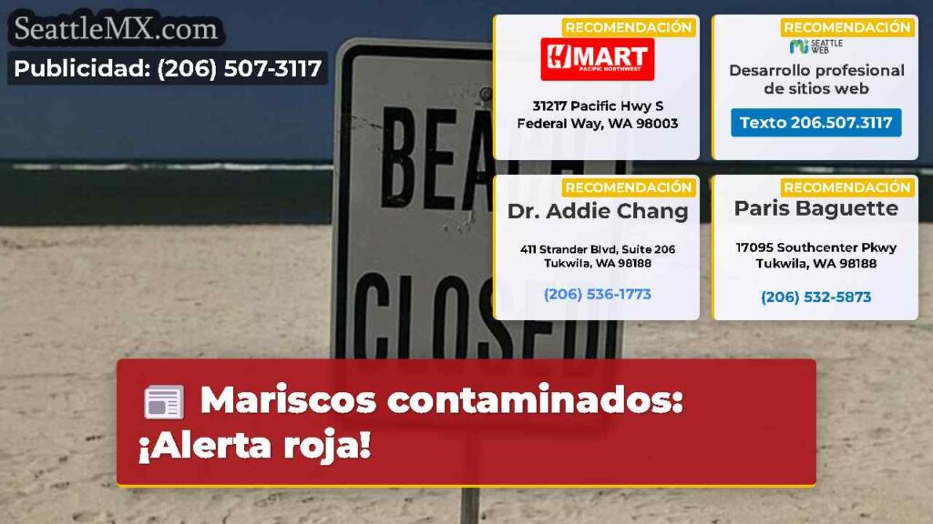 Mariscos contaminados: ¡Alerta roja!