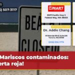 Mariscos contaminados ¡Alerta roja!