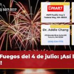 Fuegos del 4 de julio ¡Así los ves!