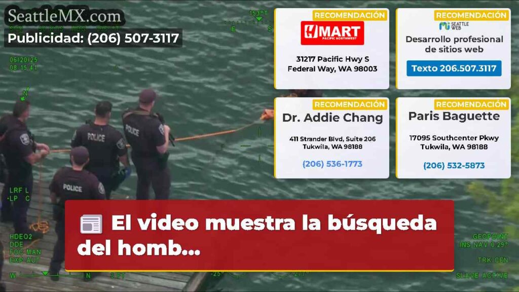 El video muestra la búsqueda del homb...