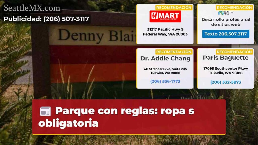 Parque con reglas: ropa s obligatoria