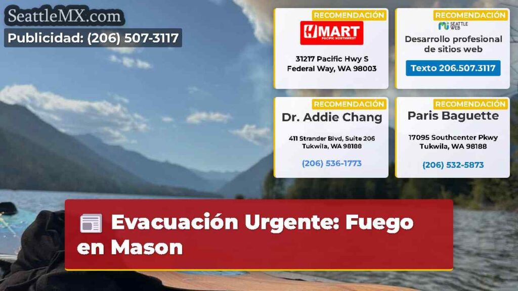Evacuación Urgente: Fuego en Mason