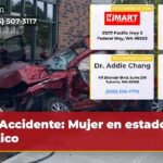 Accidente Mujer en estado crítico