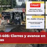 I-405 Cierres y avance en obras