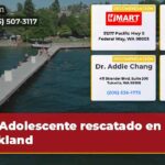 Adolescente rescatado en Kirkland