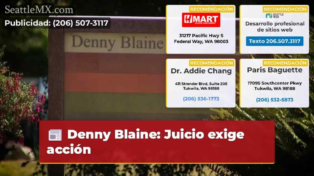 Denny Blaine: Juicio exige acción