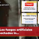 Los fuegos artificiales desechados in…