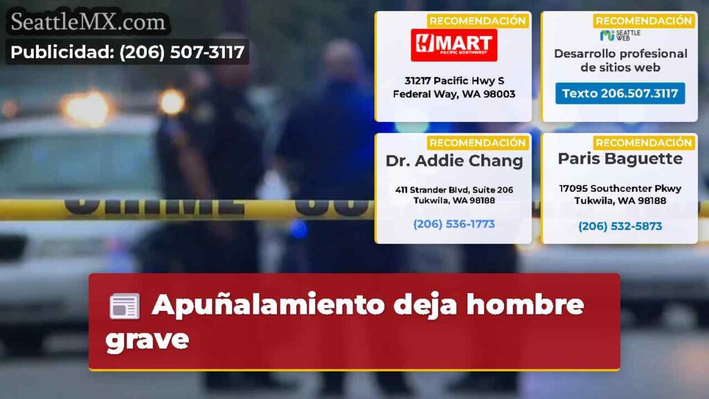Apuñalamiento deja hombre grave