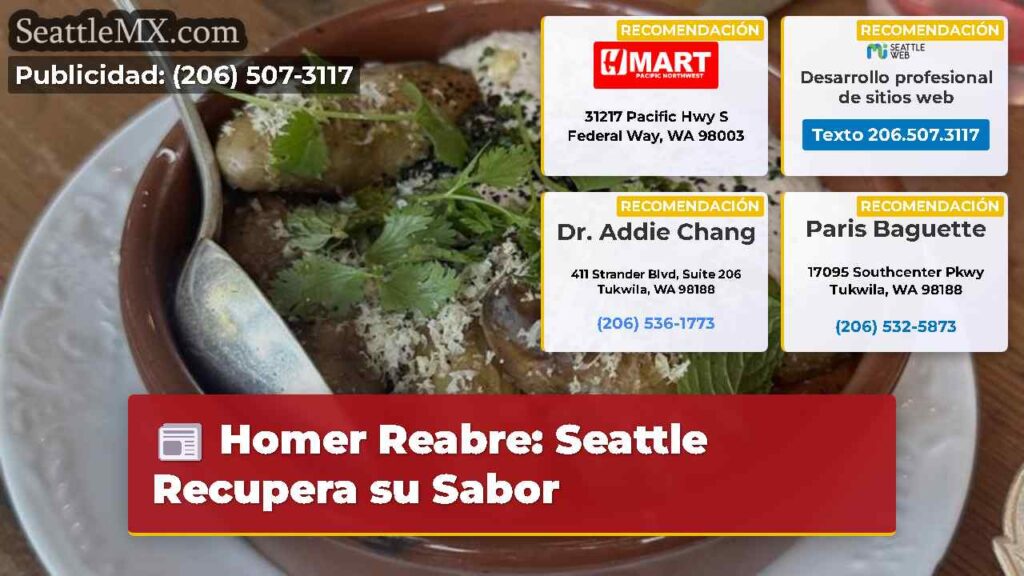 Homer Reabre: Seattle Recupera su Sabor