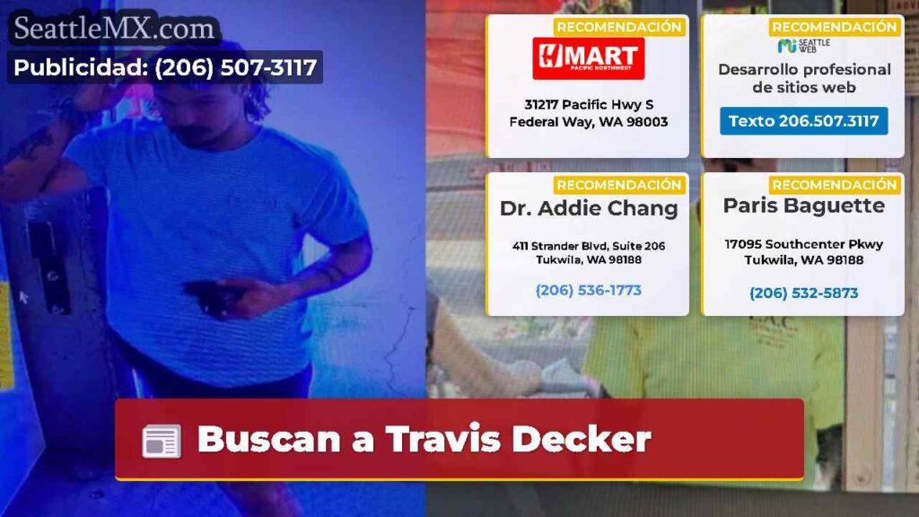 Buscan a Travis Decker