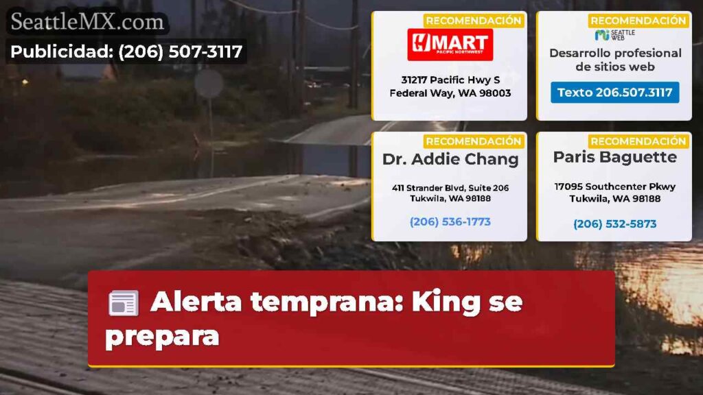 Alerta temprana: King se prepara