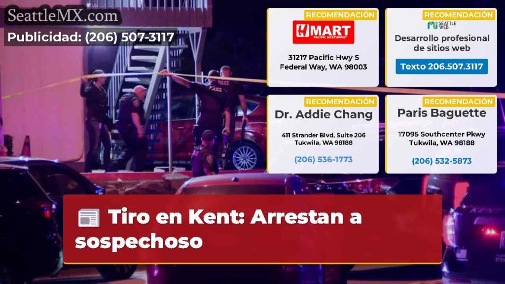 Tiro en Kent: Arrestan a sospechoso