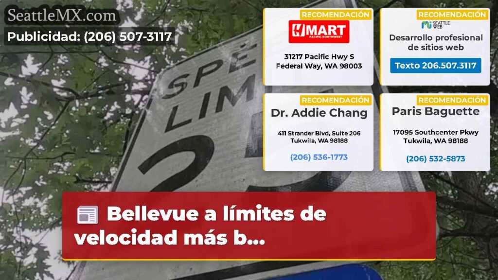 Bellevue a límites de velocidad más b...