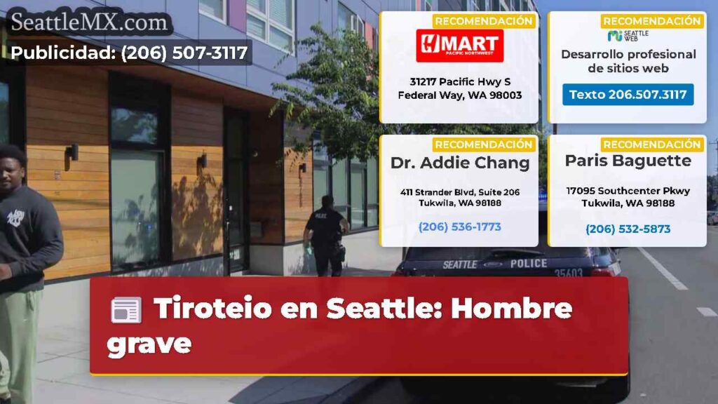 Tiroteio en Seattle: Hombre grave