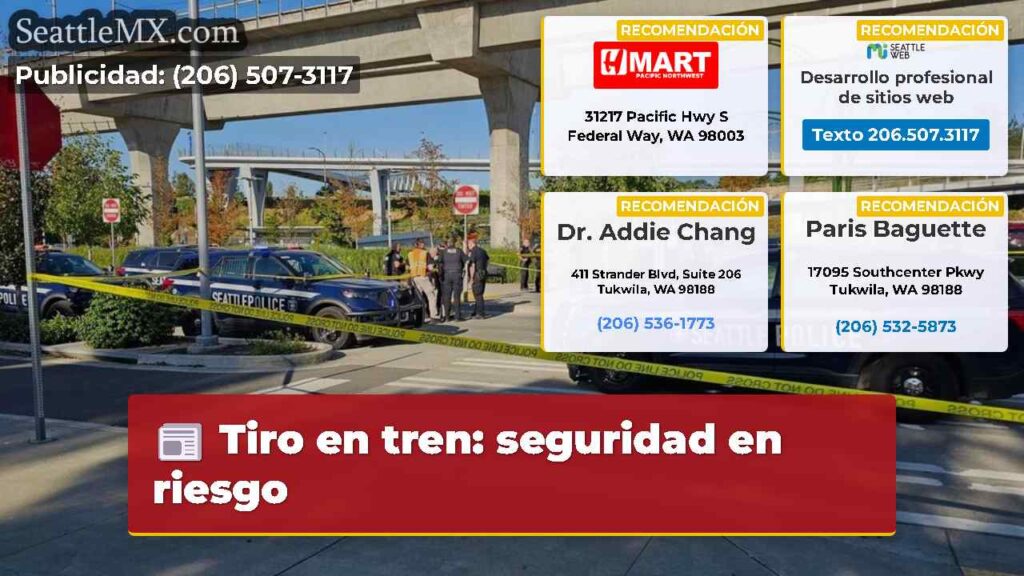 Tiro en tren: seguridad en riesgo