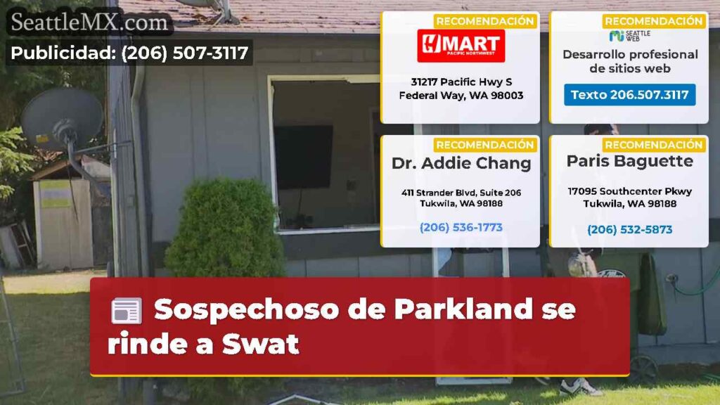 Sospechoso de Parkland se rinde a Swat