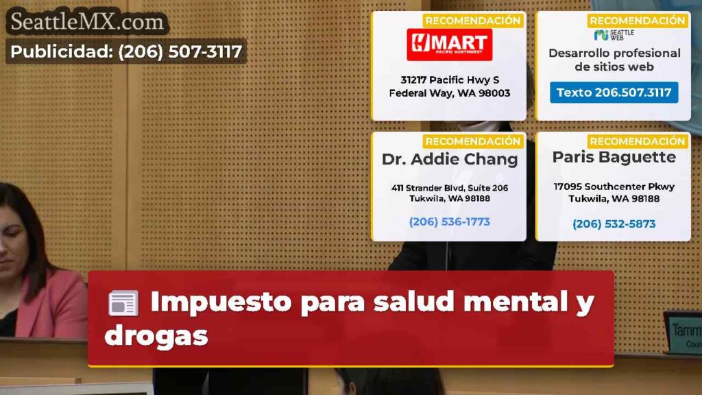 Impuesto para salud mental y drogas