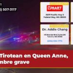 Tirotean en Queen Anne hombre grave