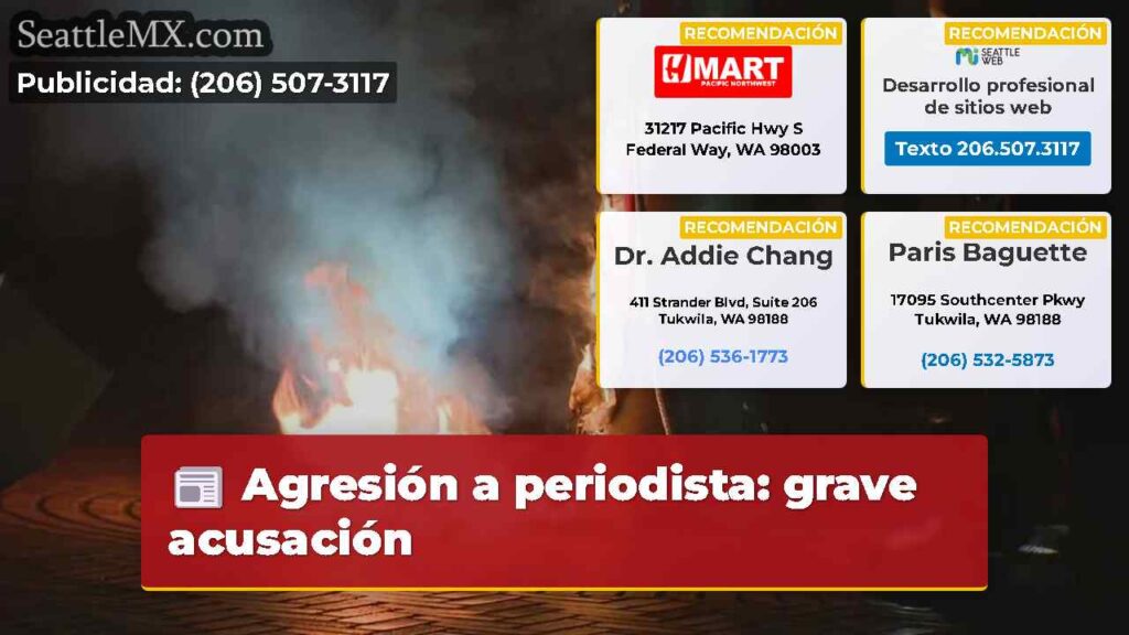 Agresión a periodista: grave acusación