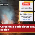 Agresión a periodista grave acusación