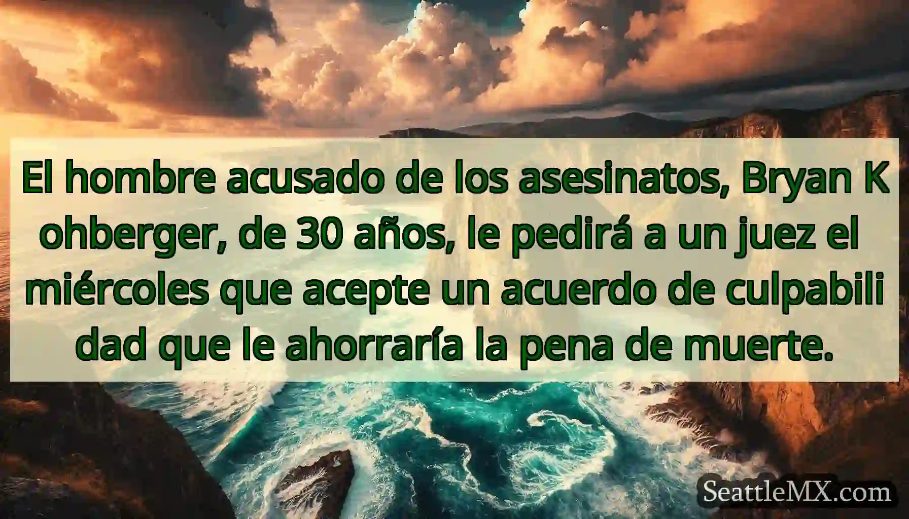 El hombre acusado de los asesinatos, Bryan