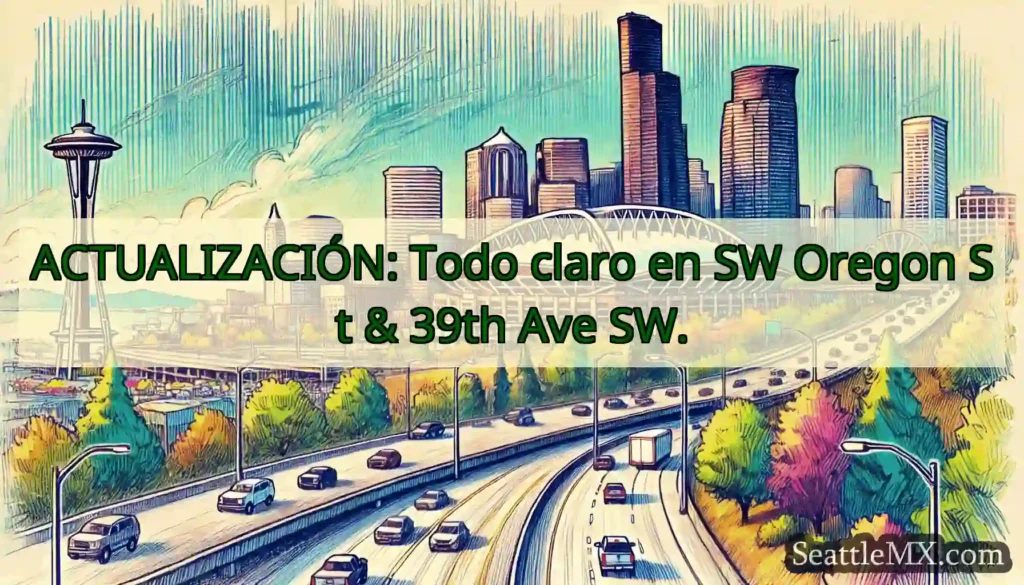 ACTUALIZACIÓN: Todo claro en SW Oregon St & 39th