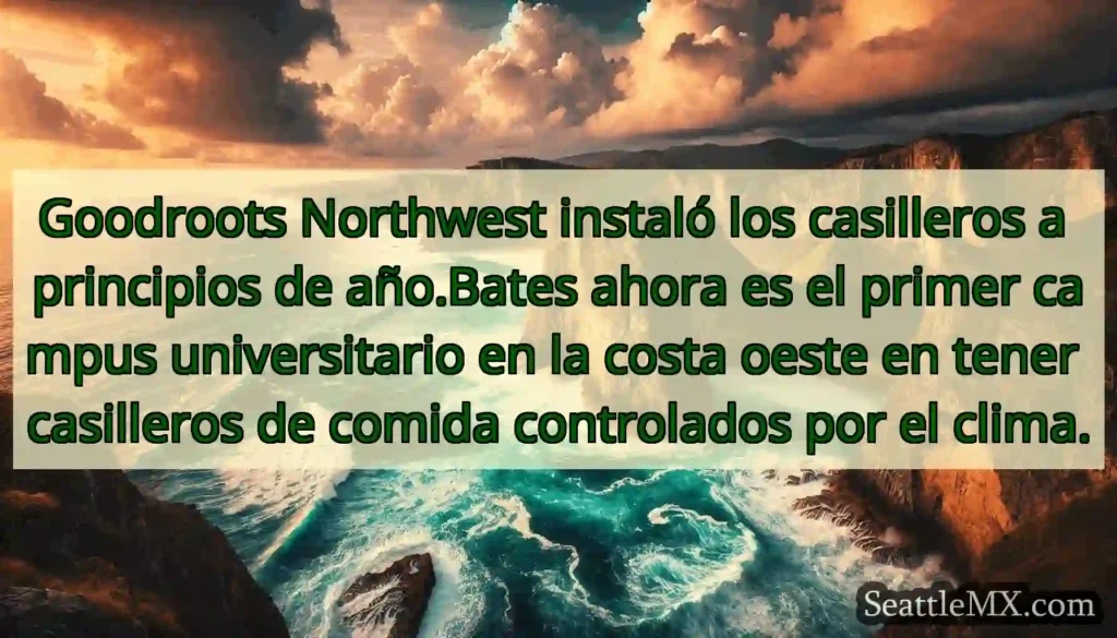 Goodroots Northwest instaló los casilleros a