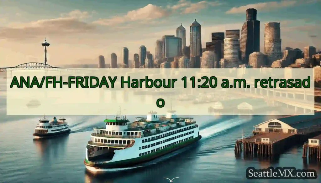 ANA/FH-FRIDAY Harbour 11:20 a.m. retrasado