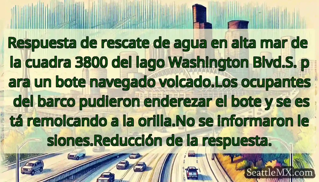 Respuesta de rescate de agua en alta mar de la