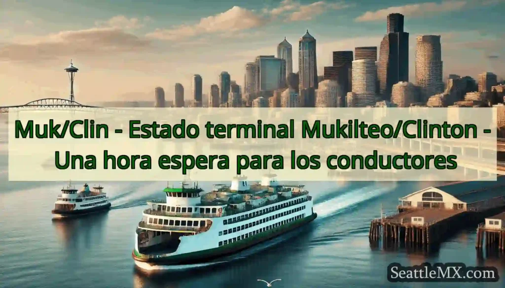 Muk/Clin - Estado terminal Mukilteo/Clinton - Una