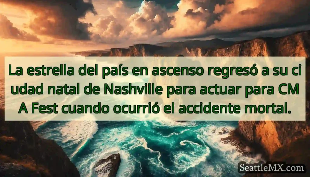 La estrella del país en ascenso regresó a su