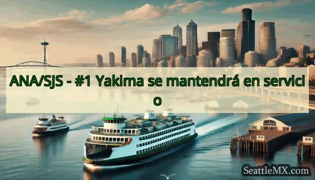 ANA/SJS - #1 Yakima se mantendrá en servicio