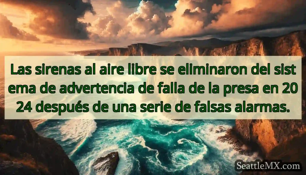 Las sirenas al aire libre se eliminaron del