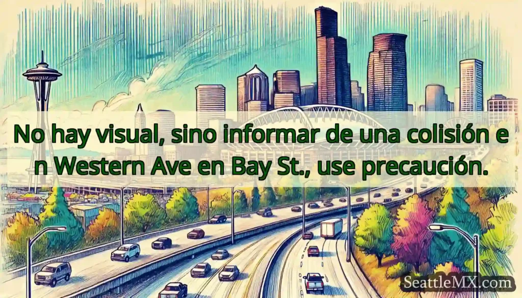 No hay visual, sino informar de una colisión en