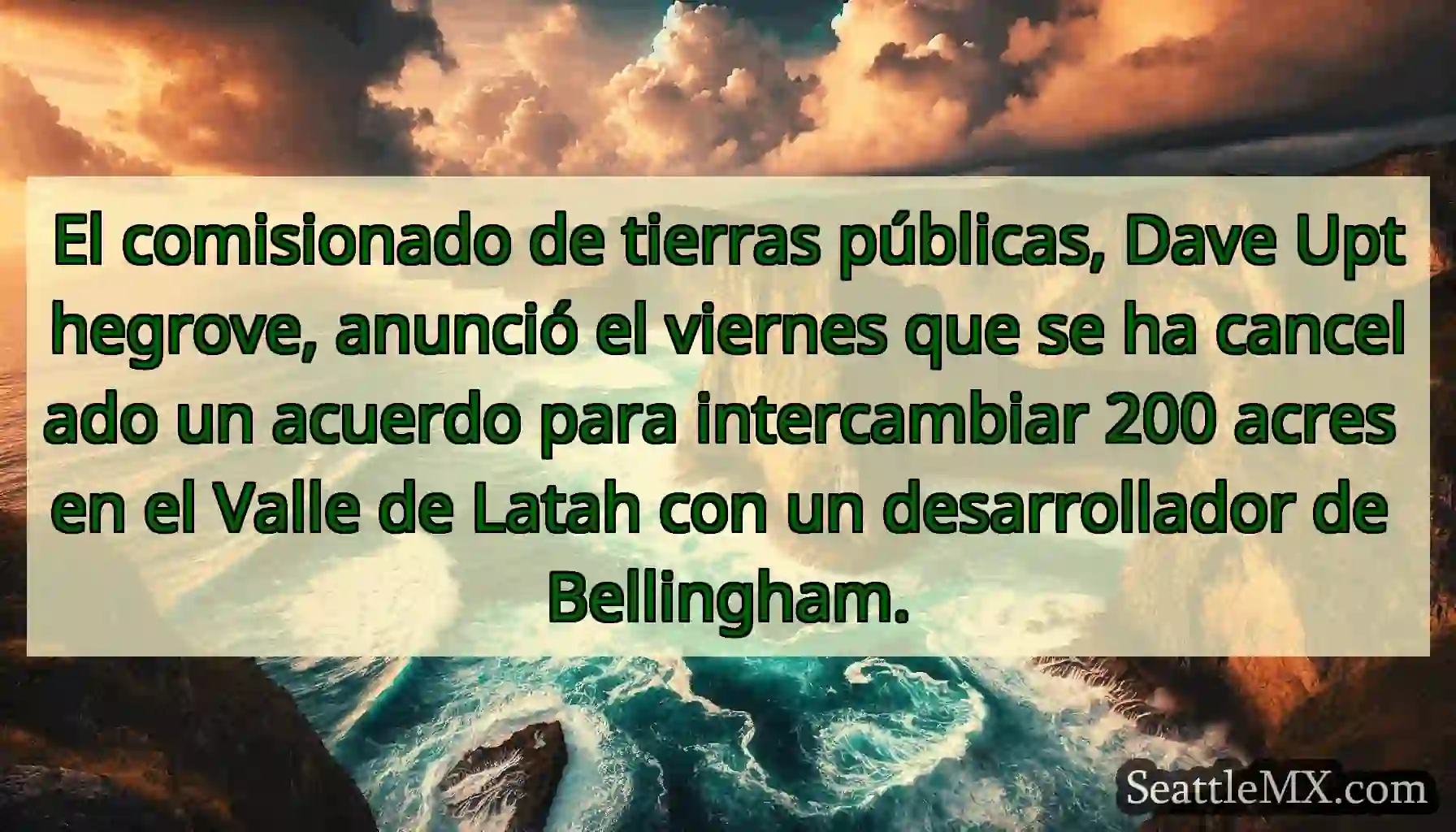 El comisionado de tierras públicas, Dave